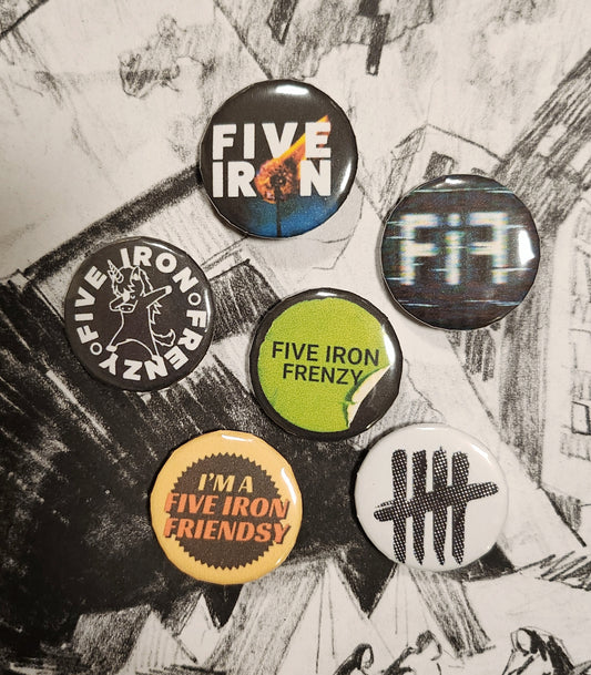 Set of Six Buttons