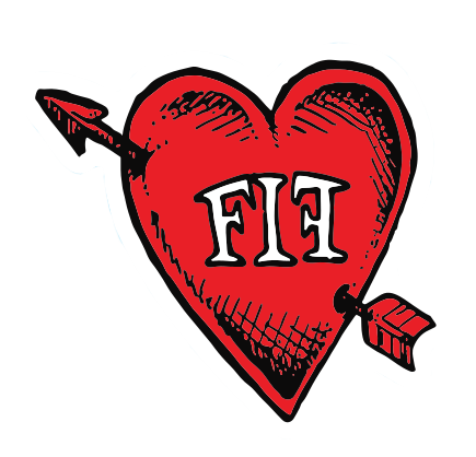 FIF Heart Sticker