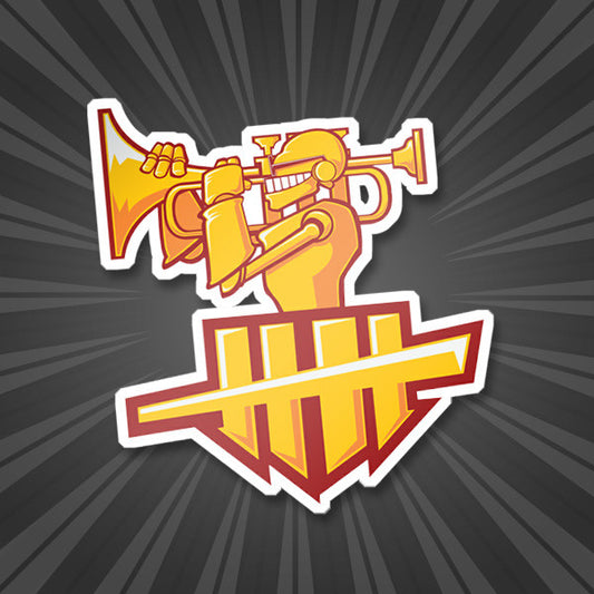 Trumpetzooka Sticker